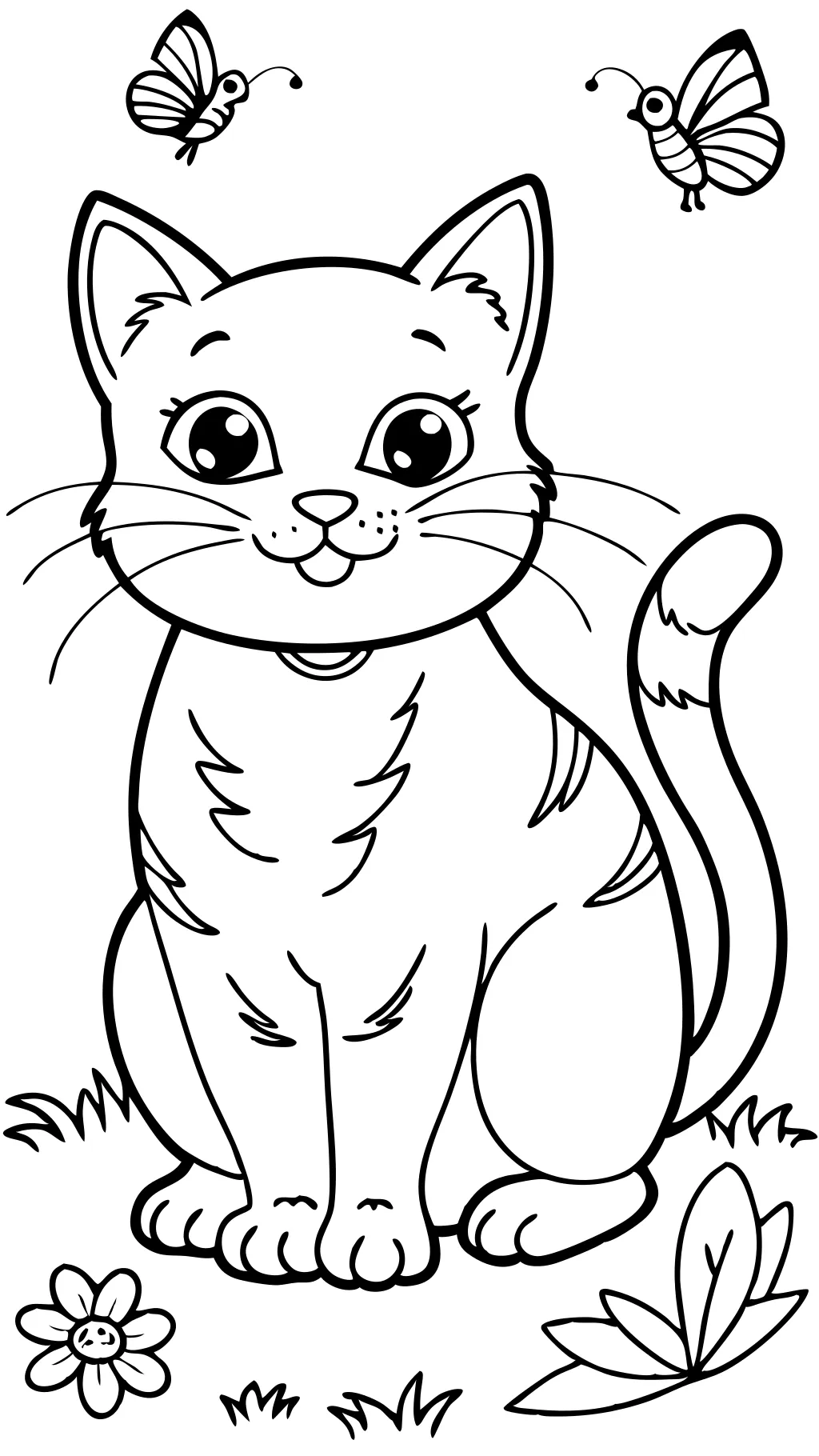 printable coloring pages cats